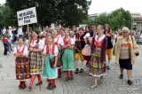 Zahájeni výstavy „Lidové tradice očima dětí“ v Plzni zpestřilo vystoupení souboru Meteláček